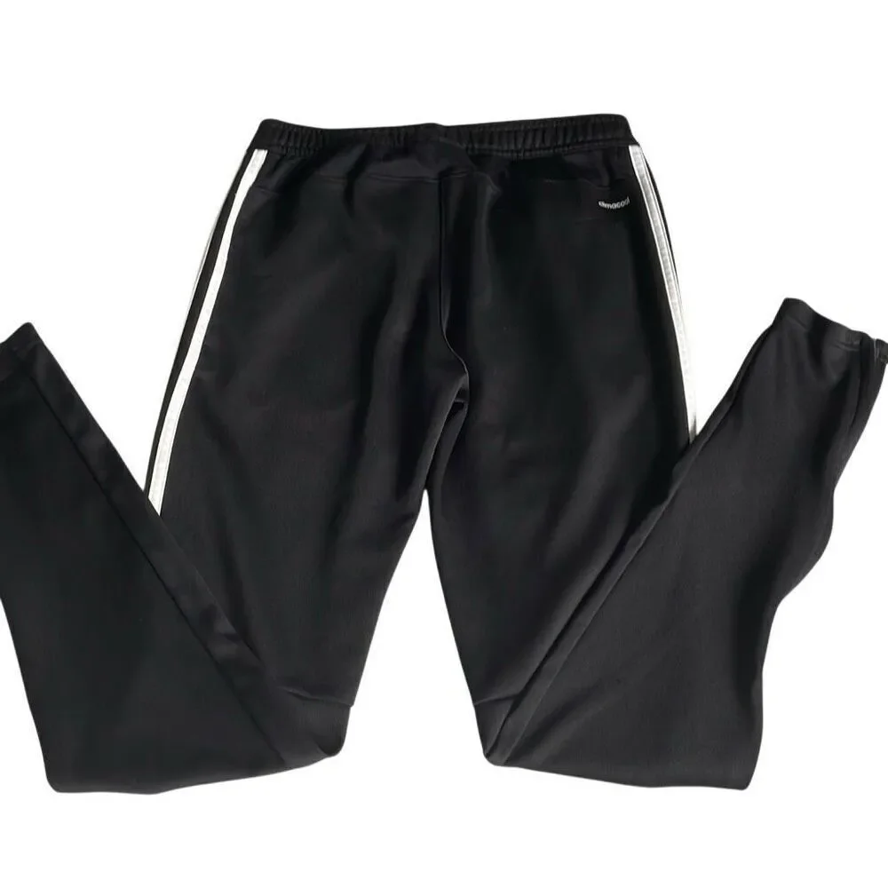 Nearly New! Adidas Black Climalite Tiro Soccer Pants Ankle Side Zip - Size XS